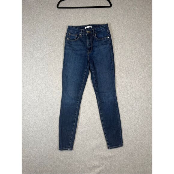 Good American Women's 6/28 Good Legs Blue Skinny Jeans Ankle Length - Picture 1 of 9